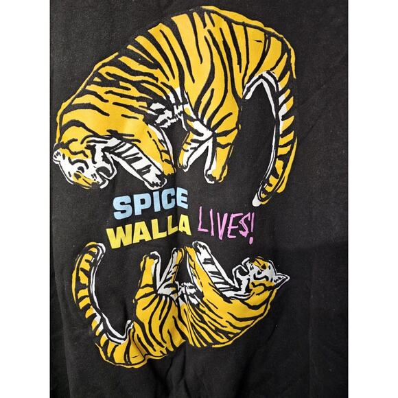 Spicewalla Lives Men's Graphic Pullover Sweatshirt | Tigers | Black | XL - Picture 2 of 3